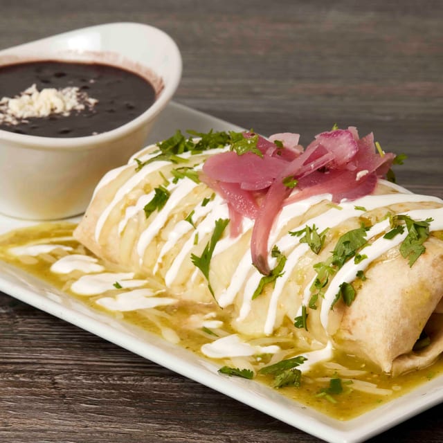 Chile Verde Burrito.