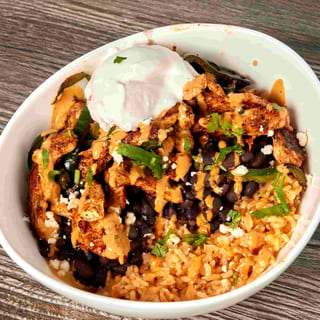 Fire Chicken-Elote Bowl
