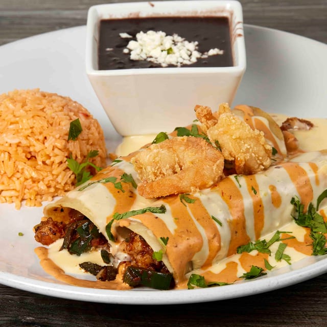 Shrimp Enchiladas.