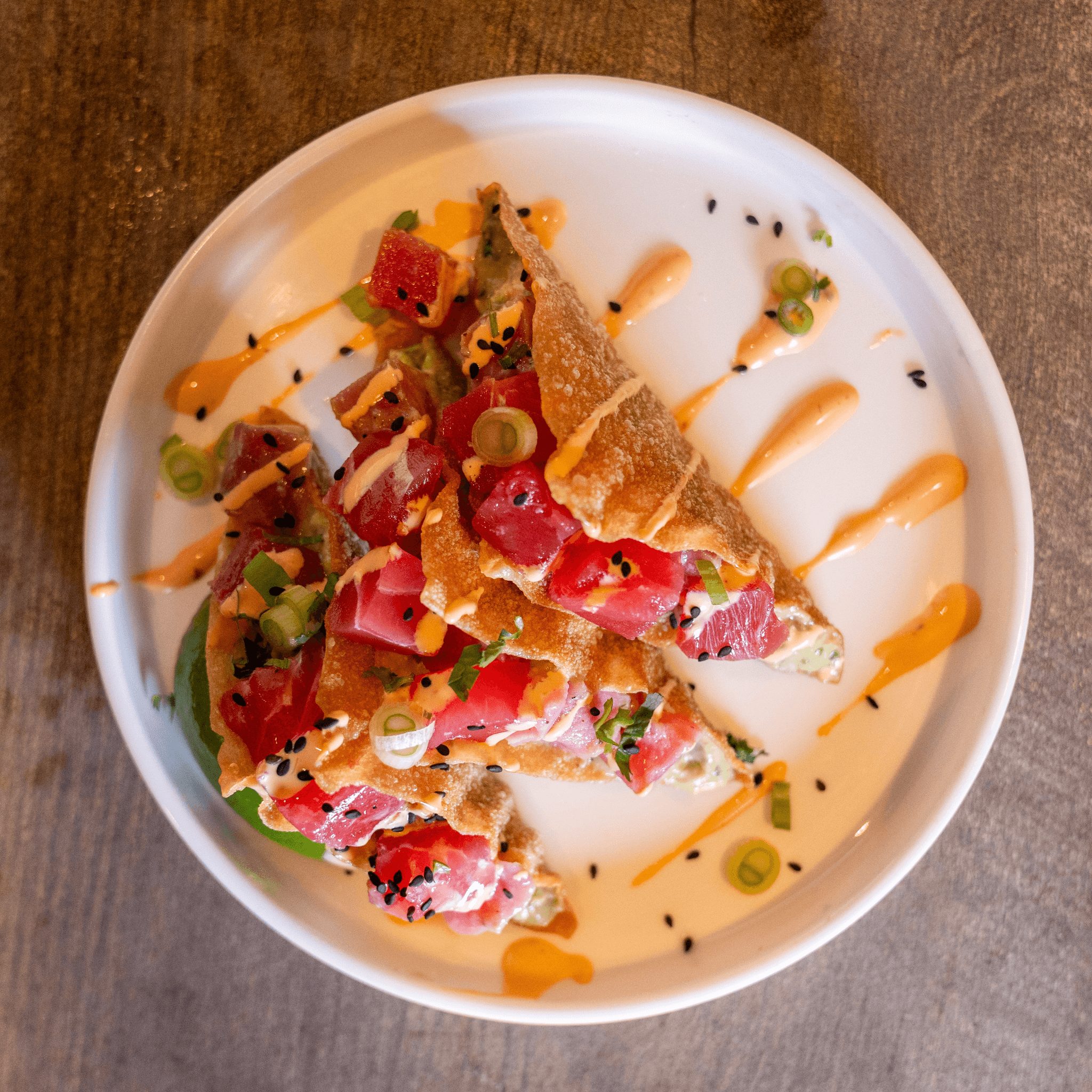 Crispy Tuna Tacos.